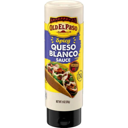 OLD EL PASO SPICY QUESO BLANCO SAUCE MEDIUM 9 OZ