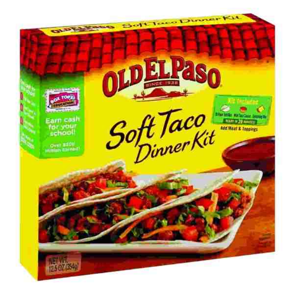OLD EL PASO SOFT TACO DINNER KIT 12.5oz