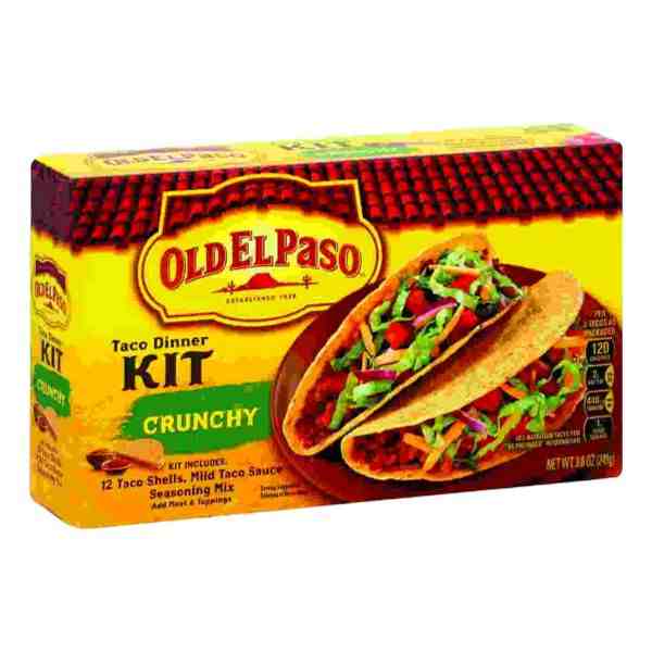 OLD EL PASO TACO CRUNCHY DINNER KIT 8.8oz