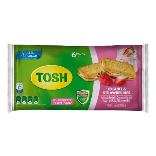 TOSH YOGURT & STRAWBERRIES 148GR