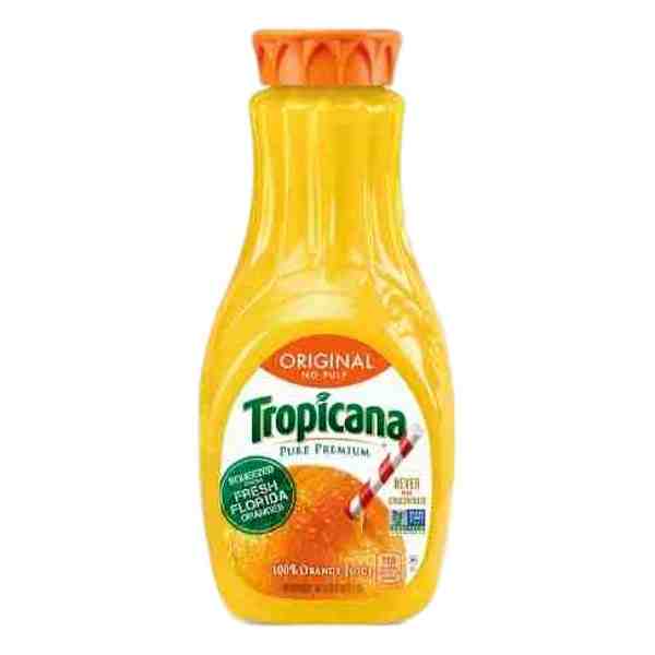 TROPICANA ORANGE JUICE NO PULP NFC 46oz