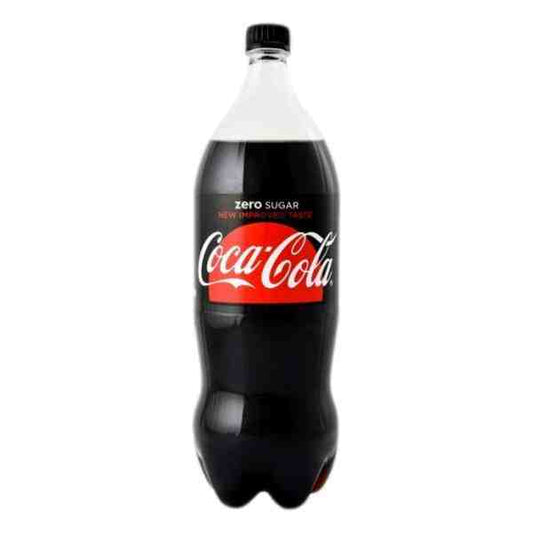 COCA COLA COKE ZERO NO SUGAR 2LT BOTTLE