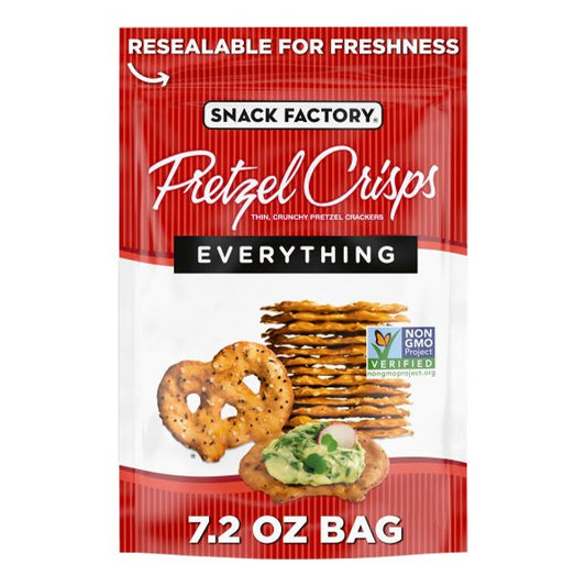 SNACK PRETZEL CRISP EVERYTHING 7.2oz