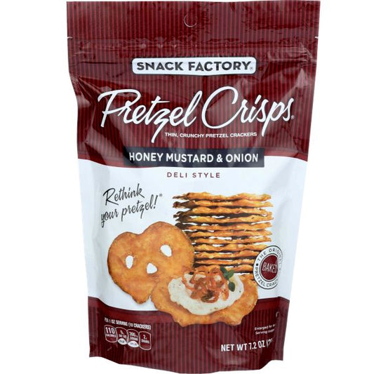 SNACK PRETZEL HONEY MUSTARD& ONION 7.2oz