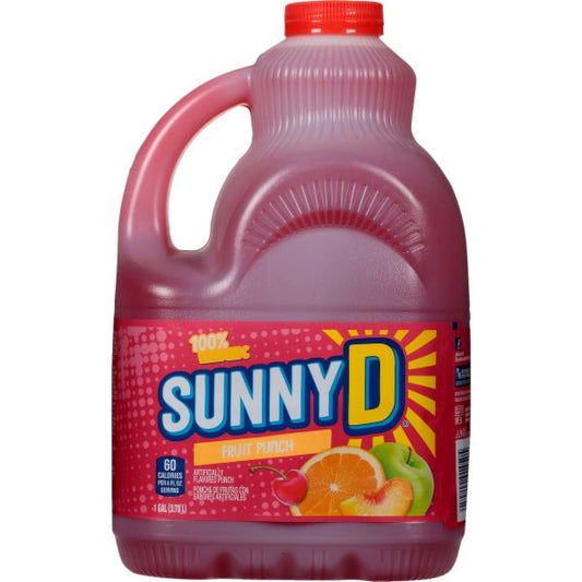 SUNNY DELIGHT FRUIT PUNCH 128 OZ