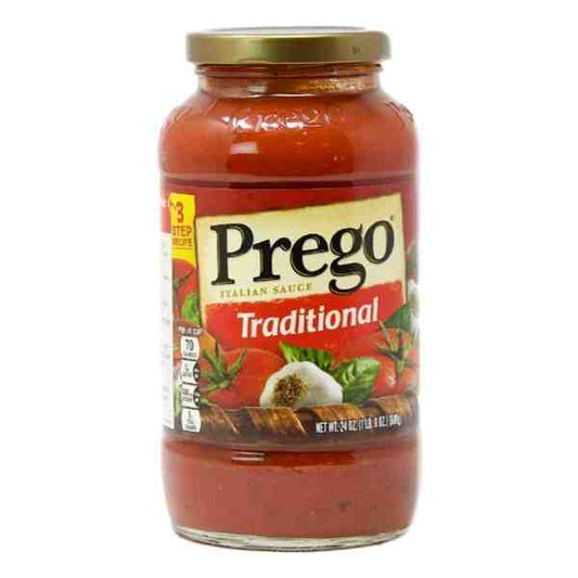PREGO ITALIAN TRADITIONAL SAUCE 24oz