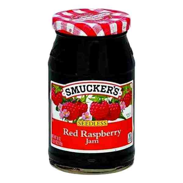 SMUCKER JAM RASPBERRY SEEDLESS 18OZ