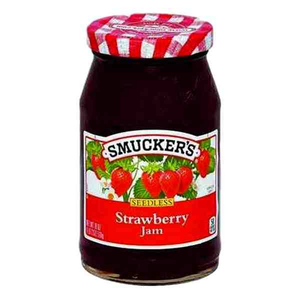 SMUCKER JAM STRAWBRRY SEEDLESS 18OZ