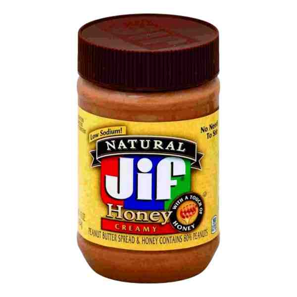 JIF NAT HONEY PEANUT BUTTER CREAMY 16oz
