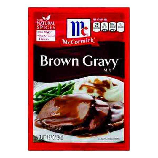 MC CORMICK BROWN GRAVY MIX 0.87oz