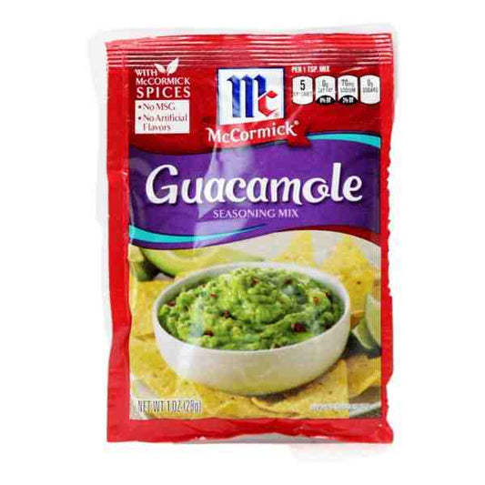 MC CORMICK GUACAMOLE SEASONING MIX 1oz