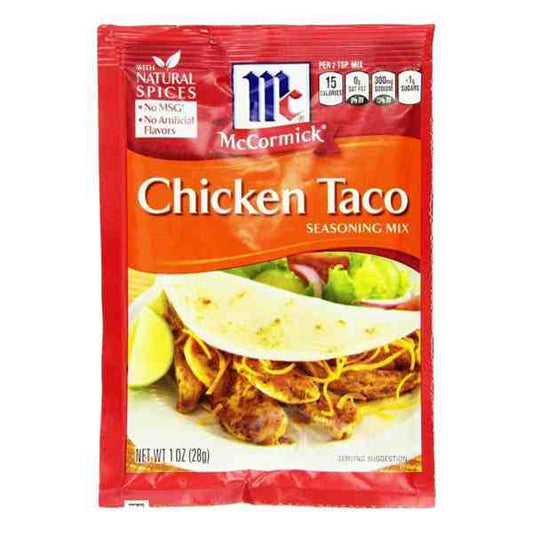 MC CORMICK TACO SEASONING CHICKEN 1oz