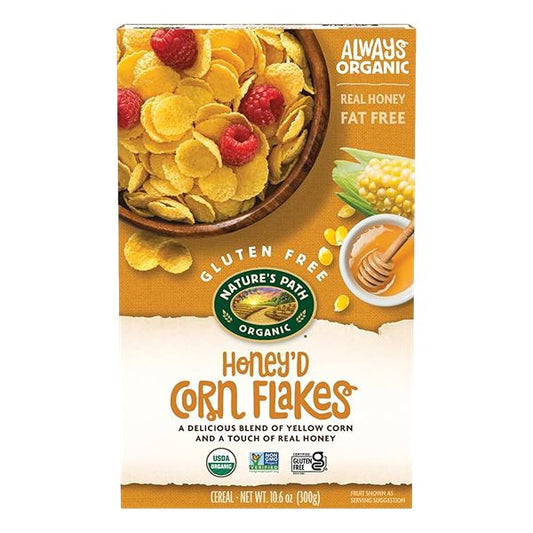 NATURE'S PATH CEREAL  ORGANIC CORN FLAKES 10.6 OZ