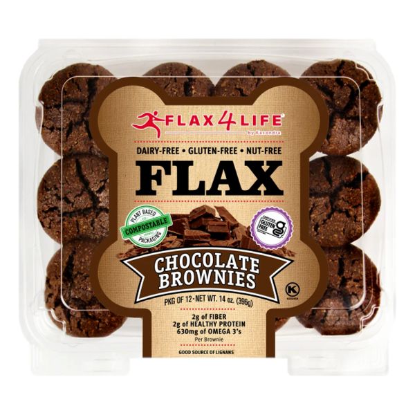 FLAX4LIFE CHOC BROWNIES 14oz