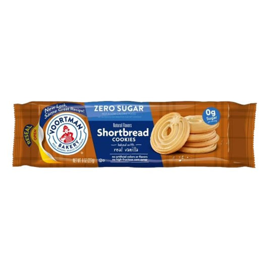 VOORTMAN SHORTBREAD COOKIES SF 8 OZ