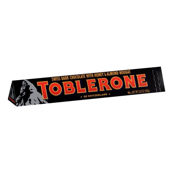 TOBLERONE DARK CHOCOLATE BAR 3.52oz