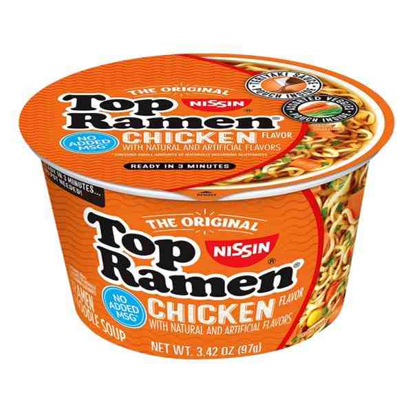 NISSIN TOP RMN CHICKEN NOODLE BOWL 3.42oz