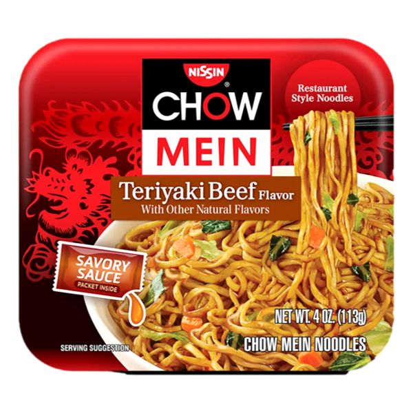 NISSIN CHOW MEIN TERIYAKI CHICKEN 4oz