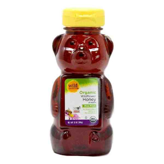 WH HONEY ORGANIC BEAR 12OZ