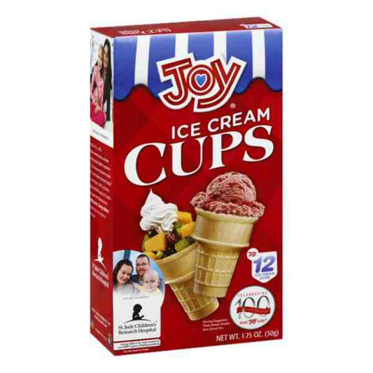 JOY ICE CREAM REGULAR CUPS 1.75oz 12ct