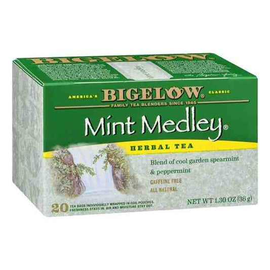 BIGELOW TEA  HERBAL MINT MEDLEY 20 BAG