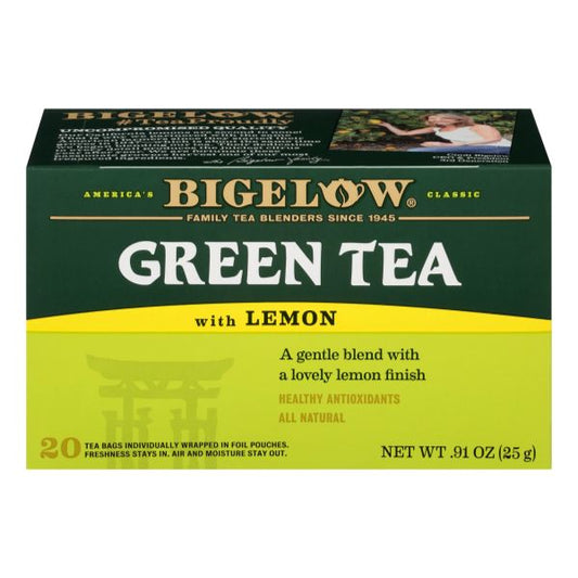 BIGELOW GREEN TEA LEMON 20 BAGS