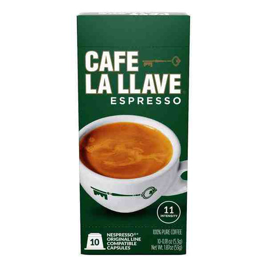 CAFE LA LLAVE NESPRESSO CAPSULES 10CT