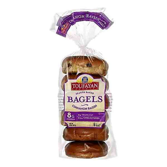 TOUFAYAN BAGELS CINN RAISIN 20oz