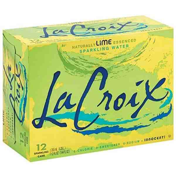 LA CROIX LIME SPARKLING 12oz CAN