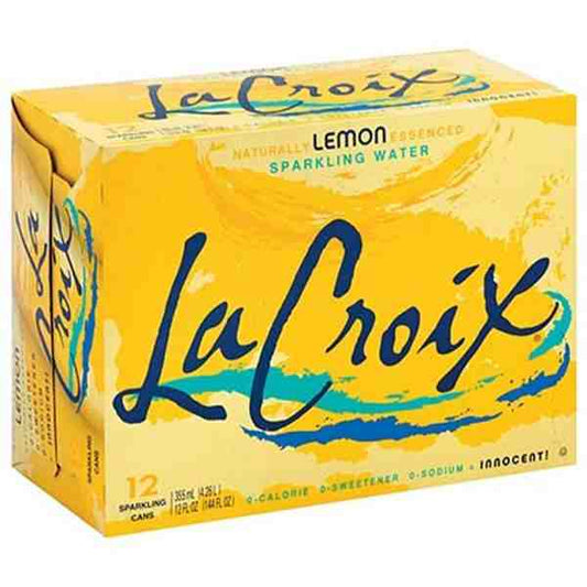 LA CROIX LEMON SPARKLING 12oz CAN