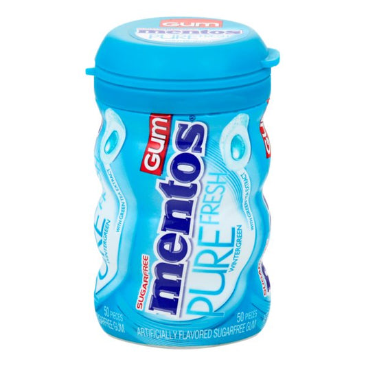 MENTOS PURE FRESH WINTERGREEN GUM 3.53oz