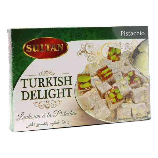 SULTAN TURKISH DELIGHT PISTACHIO 16oz