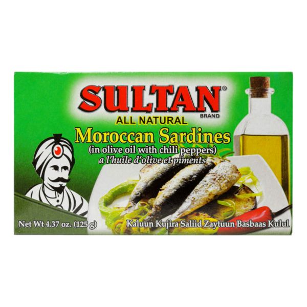 SULTAN SARDINES IN OLIVE OIL  4.37oz