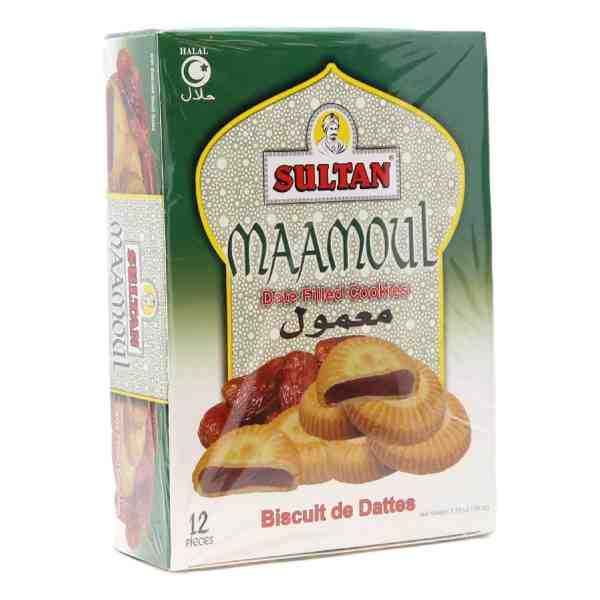 HALWANI BROS MAAMOUL DATE FILLED COOKIES 12 PCS