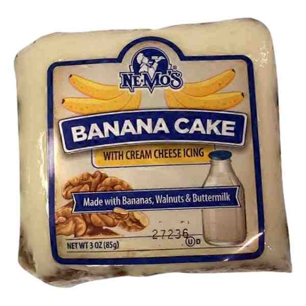 NEMOS BANANA CAKE SQUARE 3oz