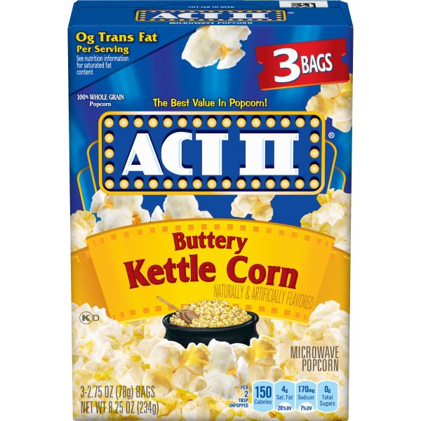 ACTII BUTTERY KETTLE CORN 8.25oz