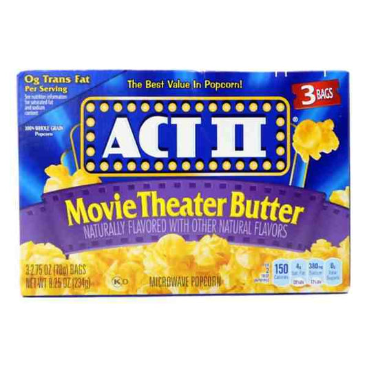 ACTII MOVIE THEATHER BUTTER 3CT 8.25oz