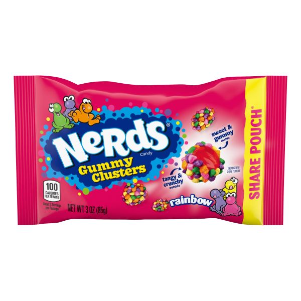 NERDS GUMMY CLUSTERS  RAINBOW 3 OZ