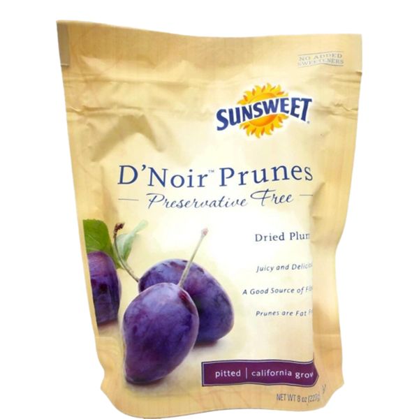 SUNSWEET D'NOIR PRUNES BAG 8 OZ