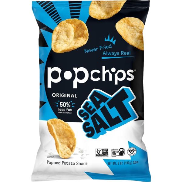 POPCHIPS  SEA SALT 5 OZ