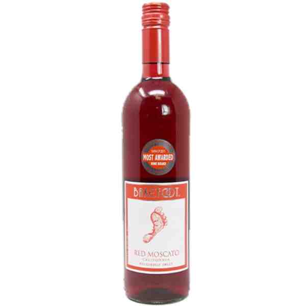 BAREFOOT RED MOSCATO 750ml
