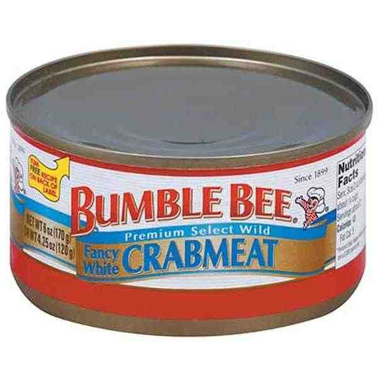 BUMBLE BEE CRABMEAT WHITE 6OZ
