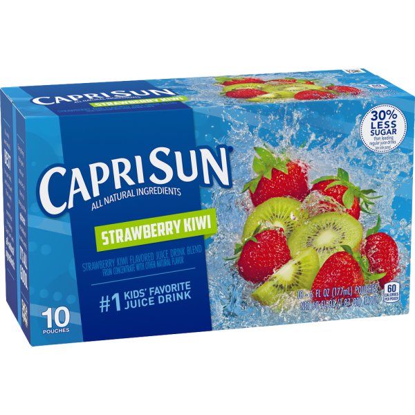 CAPRISUN STRAWBERRY  KIWI 10 POUCHES