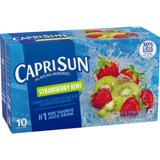 CAPRISUN STRAWBERRY  KIWI 10 POUCHES