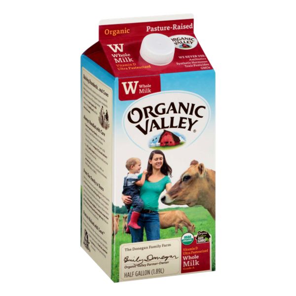 ORGANIC VALLEY WHOLE HOMO MILK 64oz