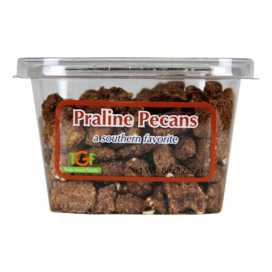 TGF PRALINE PECANS 8OZ