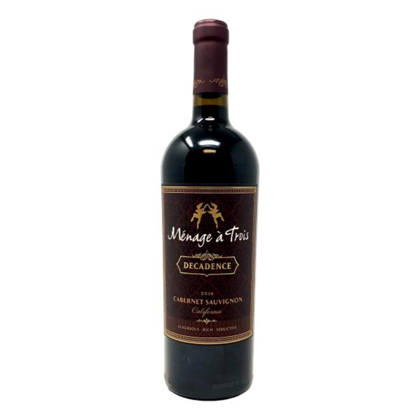 MENAGE A TROIS DECADENCE CABERNET SAUVIGNON 750ml