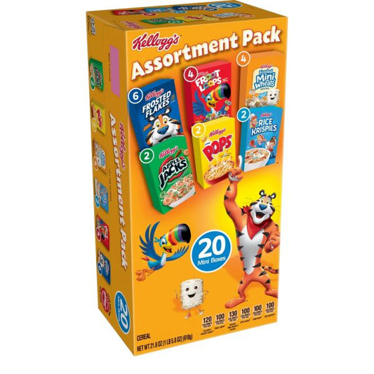 KELLOGG'S CEREAL ASSORTMENT PACK