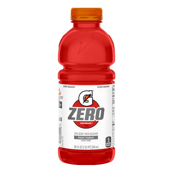 GATORADE ZERO FRUIT PUNCH 20OZ