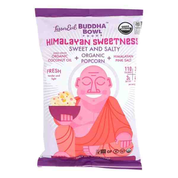 LESSER EVIL ORGANIC POPCORN HIMILAYAN SWEET 7oz
